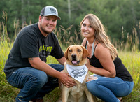Engagement photography session in Fifty Lakes, Minnesota