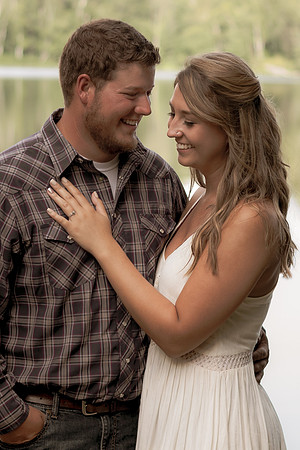 Engagement photography session in Fifty Lakes, Minnesota