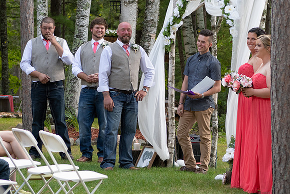 Wedding photography session in Emily, Minnesota - Minnie Lake