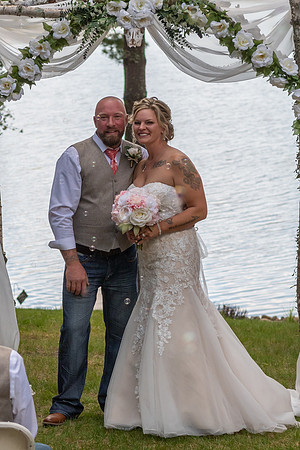 Wedding photography session in Emily, Minnesota - Minnie Lake