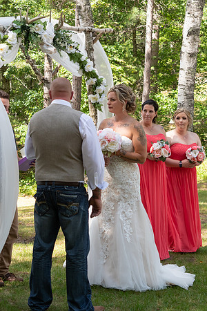 Wedding photography session in Emily, Minnesota - Minnie Lake
