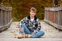 Senior photography session in Zimmerman, Minnesota