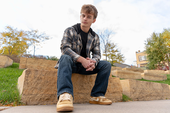 Senior photography session in Elk River, Minnesota